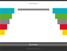 Tablet Screenshot of hirom.com
